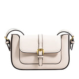 Retro Small Shoulder Bag Chain PU Leather Underarm Bags