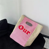 Retro Canvas Clutch Purse Handbag Women Environmental Shopping Shoulder Bag
