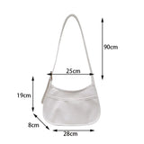 Retro Women's Crossbody Bag Hobo Handbags Casual Versatile Ladies Shoulder Bag