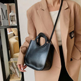 Retro Women's Shoulder Bag Crossbody Bucket Handbag