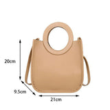 Retro Women's Shoulder Bag Crossbody Bucket Handbag