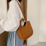 Retro Women's Shoulder Bag Crossbody Bucket Handbag