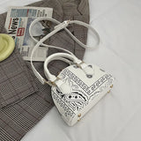 Retro Women's Top-handle Shoulder Bag Handbags Pu Leather Messenger Bags