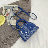 Retro Women's Top-handle Shoulder Bag Handbags Pu Leather Messenger Bags
