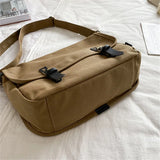 Canvas Messenger Bag Large Capacity Crossbody for Women