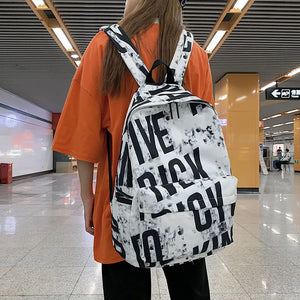 Retro Camouflage Unisex Backpack Harajuku Laptop Backpacks