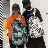 Retro Camouflage Unisex Backpack Harajuku Laptop Backpacks