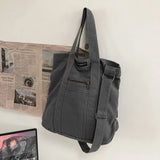 Retro Canvas Bag Student Class Bag Casual Shoulder Crossbody Handbag
