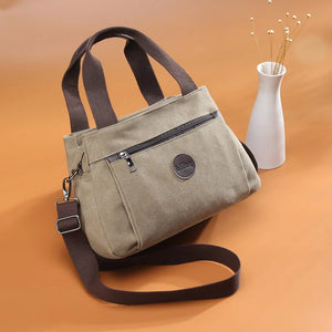 Casual Canvas Women's Messenger Bag Large Capacity FB-078