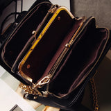Vintage Rivet Women Shoulder Bag Famous Pattern Flap Handbag