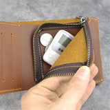 High-Quality Crazy Horse Leather Wallet for Men