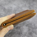 High-Quality Crazy Horse Leather Wallet for Men
