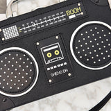 Vintage Radio Box PU Leather Ladies Handbag