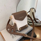 Small Crocodile Pattern Messenger Bag