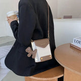 Small Crocodile Pattern Messenger Bag