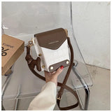 Small Crocodile Pattern Messenger Bag
