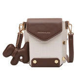 Small Crocodile Pattern Messenger Bag