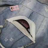 Retro Skew Satchel Mini Fairy Waist Bag Chest Bag