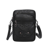 Soft Leather Mini Phone Shoulder Bag Wallet