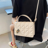 Retro Rhomboid Shoulder Bag for Women
