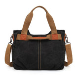 Retro Women Canvas Shoulder Bag Crossbody School Bag