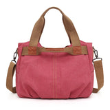 Retro Women Canvas Shoulder Bag Crossbody School Bag