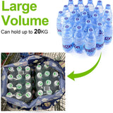 Large Washable Grocery Bags Foldable Nylon Heavy-Duty Handbags