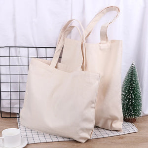 Canvas Tote Bag Women Shoulder Handbag Travel Washable