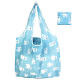Foldable Tote Bag Portable Cloth Eco Grocery Bag Folding Large Capacity Handbags