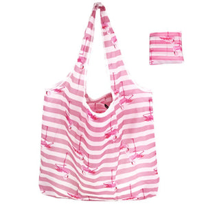 Foldable Tote Bag Portable Cloth Eco Grocery Bag Folding Large Capacity Handbags