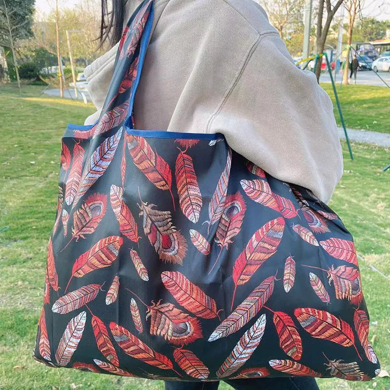 Foldable Grocery Bag, Machine Washable, 50 Pound Capacity