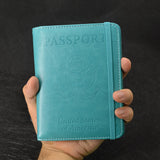RFID Blocking Passport Cover for Women - US Passport Holder