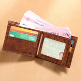 RFID Cowhide Leather Men Wallet High Quality