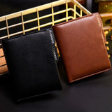 RFID Men's Wallet Slim Money Bag Short Small Thin Boys Purse