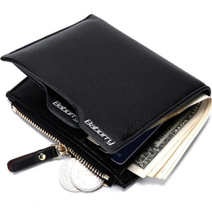 RFID Men's Wallet Slim Money Bag Short Small Thin Boys Purse