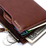 RFID Men's Wallet Slim Money Bag Short Small Thin Boys Purse