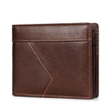 RFID Wallet for Men Bifold Leather Cardholder Vintage Caibu