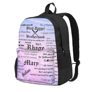 Rhage Dagger Brotherhood Backpack