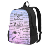 Rhage Dagger Brotherhood Backpack
