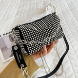 Rhinestone Diamond Chain Crossbdoy Bag Female Portable Small Handbag