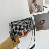 Rhinestone Diamond Chain Crossbdoy Bag Female Portable Small Handbag