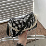 Rhinestone Diamond Chain Crossbody Bag Women Messenger Clutch Purse