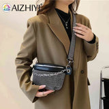 Rhinestone Sling Waist Pack Chain Female Belt Bag Adjustable Strap