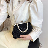 Crystal Crossbody Bag Chain Mini Waist bag Purses