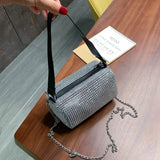 Rhinestone Shoulder Bag Diamonds Ladies Crossbody Purse Shining Diamond Bag
