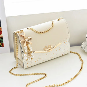 Rhinestone Shoulder Bag Purse Women's Crossbody Messenger Clutch Square