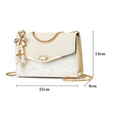 Rhinestone Handbag for Women Crossbody Purse Clutch Bag