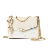 Rhinestone Shoulder Bag Purse Women's Crossbody Messenger Clutch Square