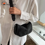 Sparkling Rhinestone Shoulder Bag for Women - Crossbody Purse