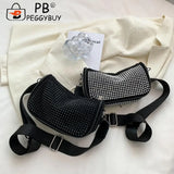 Sparkling Rhinestone Shoulder Bag for Women - Crossbody Purse